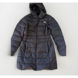 The North Face Gotham Parka Women's M Black 550 Down Hooded Puffer Coat $250